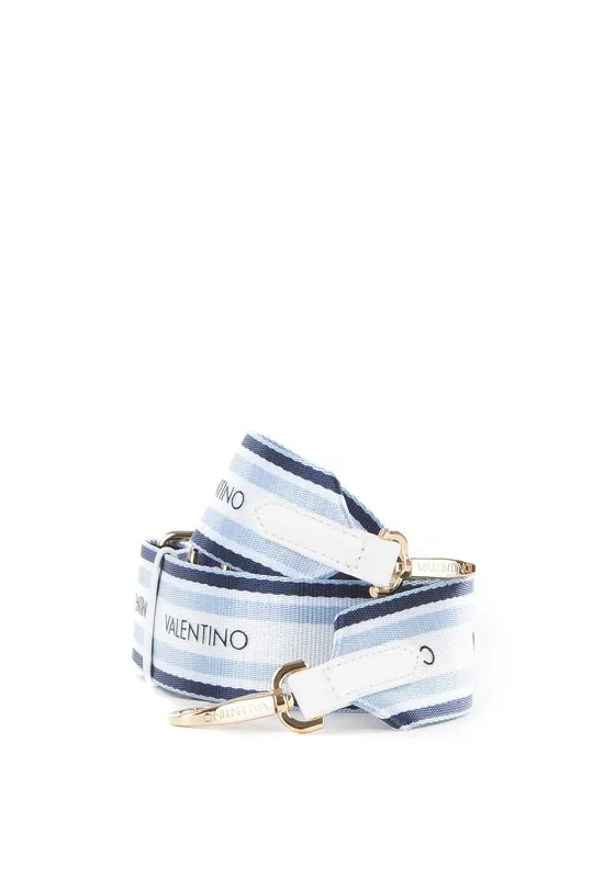 Soft suede men's crossbody bag for a luxurious feelValentino Shibuya Stripe Crossbody Strap, Blue Multi