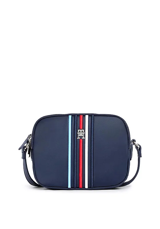 RFID - blocking men's crossbody bag for security - conscious travelersTommy Hilfiger Poppy Crossbody Bag, Space Blue