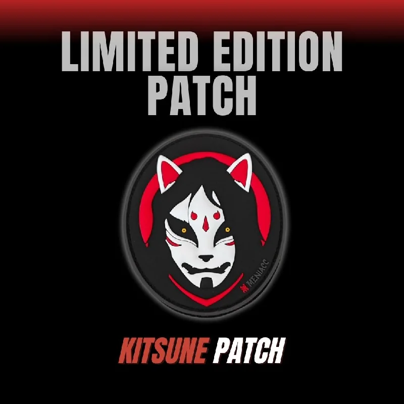 Soft - sided travel bag with reinforced corners for durabilityThe Meniacc [Limited Edition] Kitsune Patch