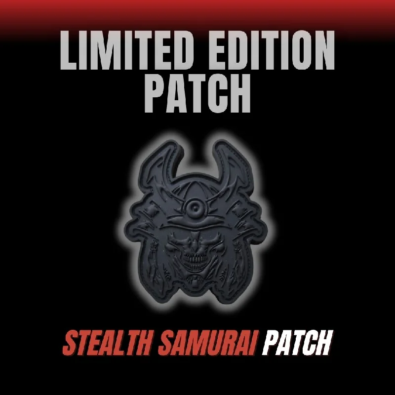 Travel bag with a built - in power bank charger for on - the - go device chargingThe Meniacc [Limited Edition] Stealth Samurai Patch