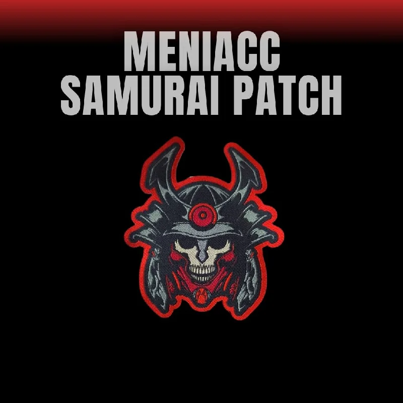 Anti - theft travel bag with RFID - blocking pockets for personal safetyThe Meniacc Samurai Woven Patch