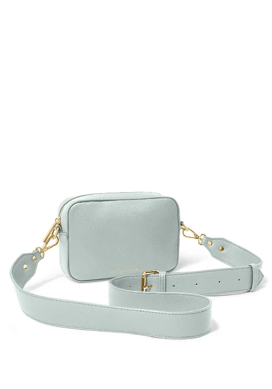 Convertible men's crossbody bag that can be worn as a shoulder bagKatie Loxton Zana Mini Crossbody Bag, Duck Egg Blue