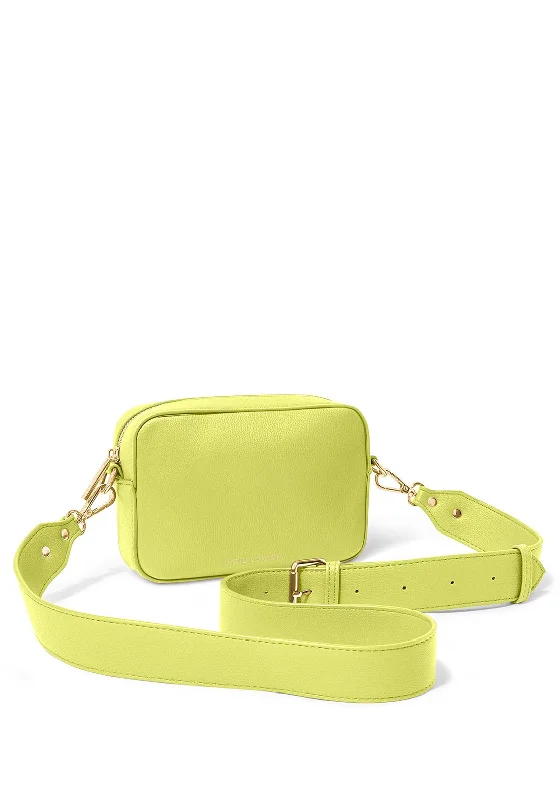 Designer men's crossbody bag with a unique pattern or logoKatie Loxton Zana Mini Crossbody Bag, Lime Green